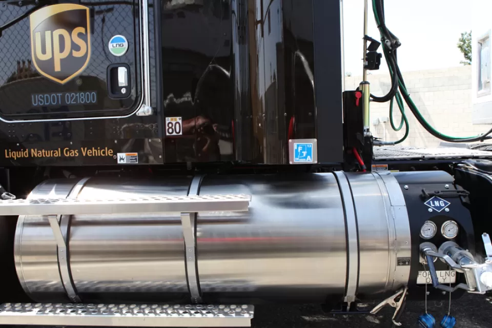 UPS LNG Truck